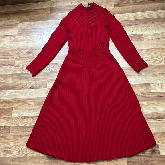 Salvatore Ferragamo red Dress size S - Picture 1 of 16